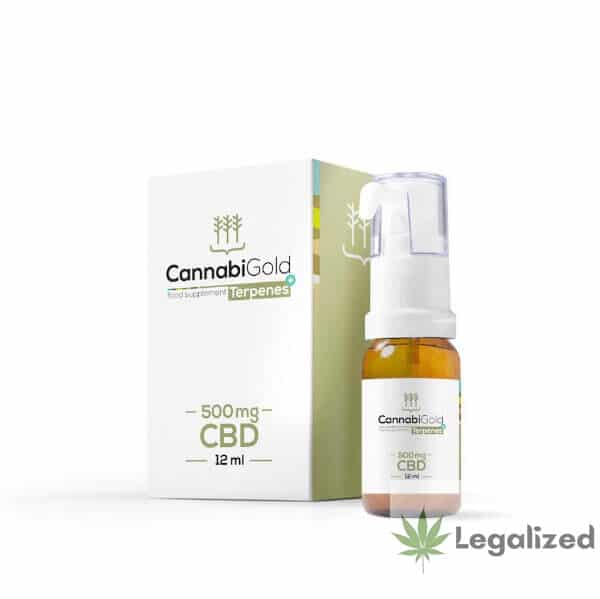 Olej konopny Cannabigold premium CBD 500 mg w 12ml